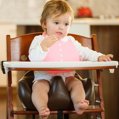 Make My Day Baby Bib - Peter Pan Pink - Molly's Baby Room