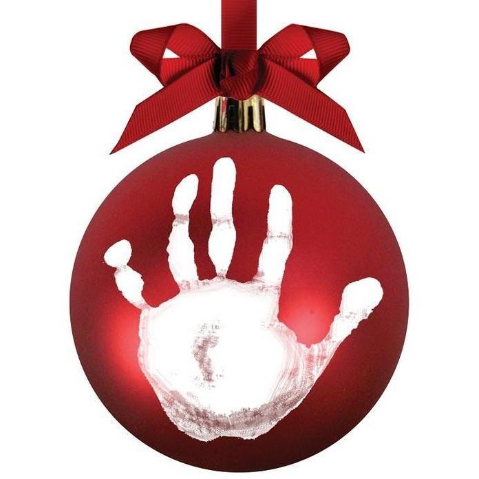 Babyprints Ball Ornament - Molly's Baby Room