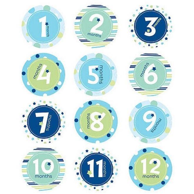 Pearhead My First Year Belly Stickers - Molly's Baby Room