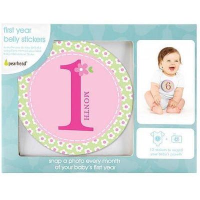 Pearhead My First Year Belly Stickers - Molly's Baby Room