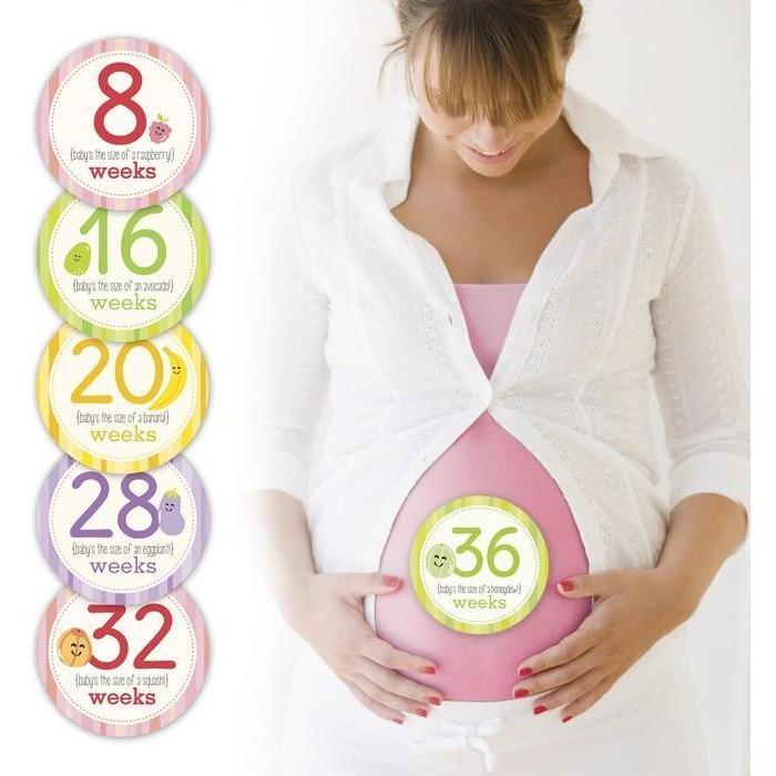 Pearhead Pregnancy Belly Stickers - Molly's Baby Room