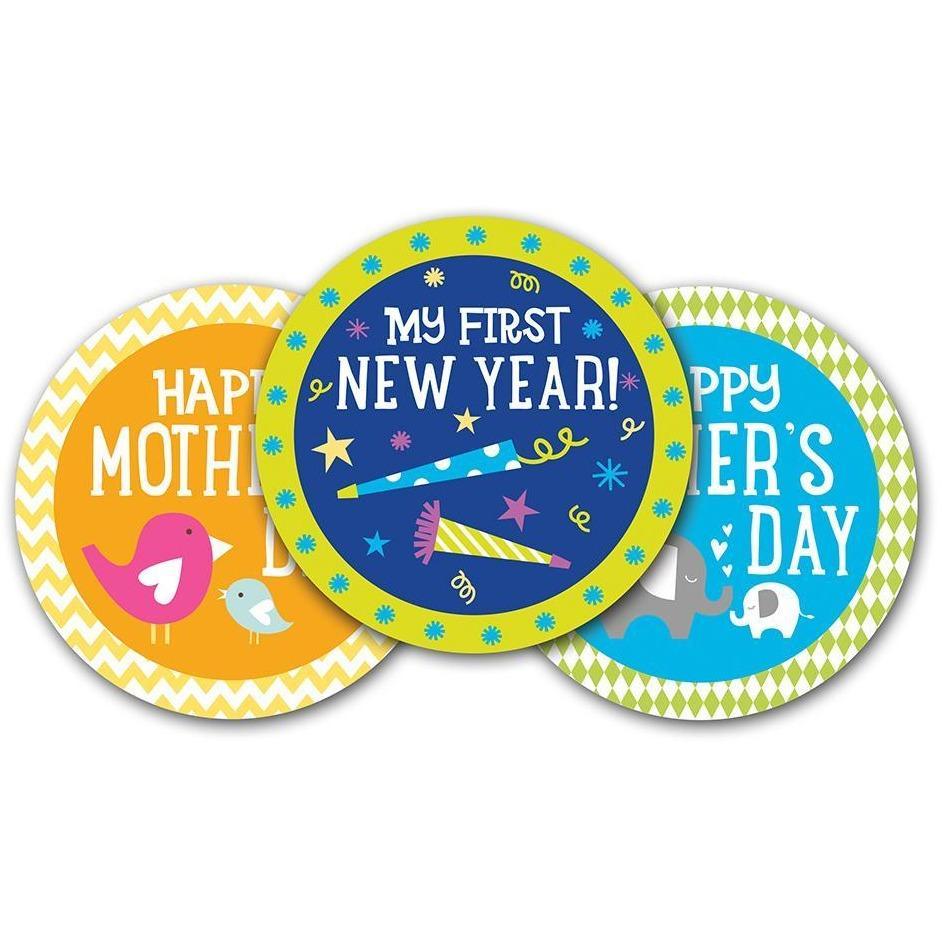 Pearhead My First Holiday Belly Stickers - Molly's Baby Room