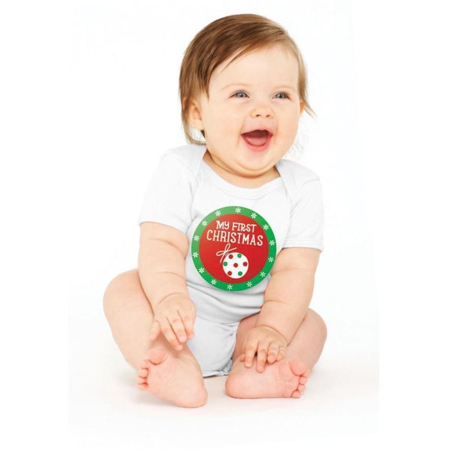 Pearhead My First Holiday Belly Stickers - Molly's Baby Room