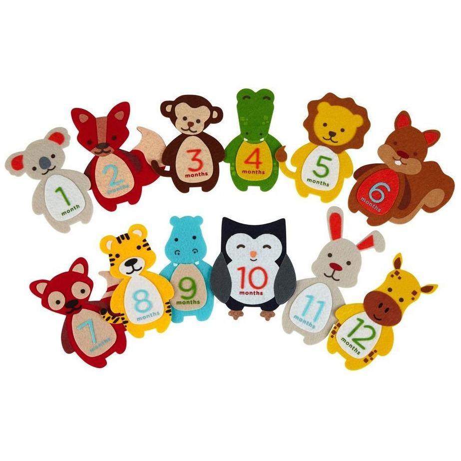 Pearhead First Year Felt Belly Stickers - Molly's Baby Room