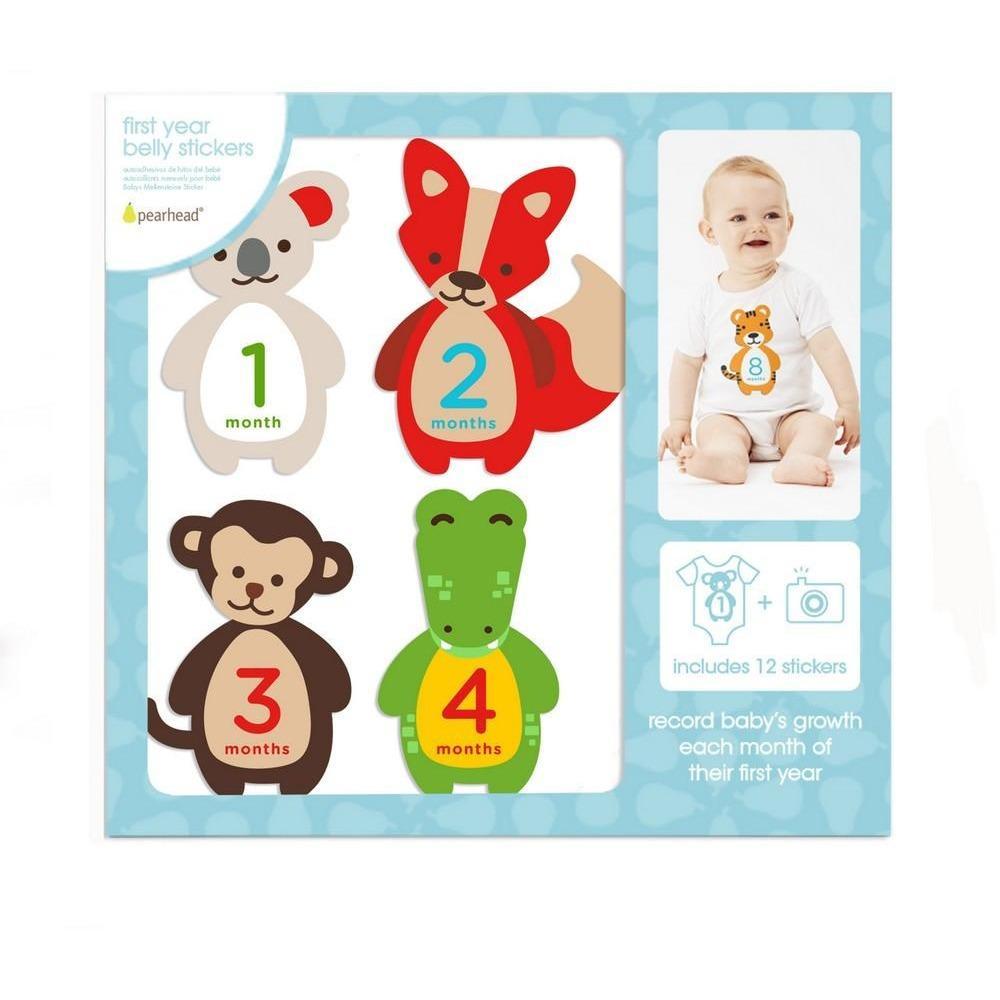 Pearhead First Year Felt Belly Stickers - Molly's Baby Room