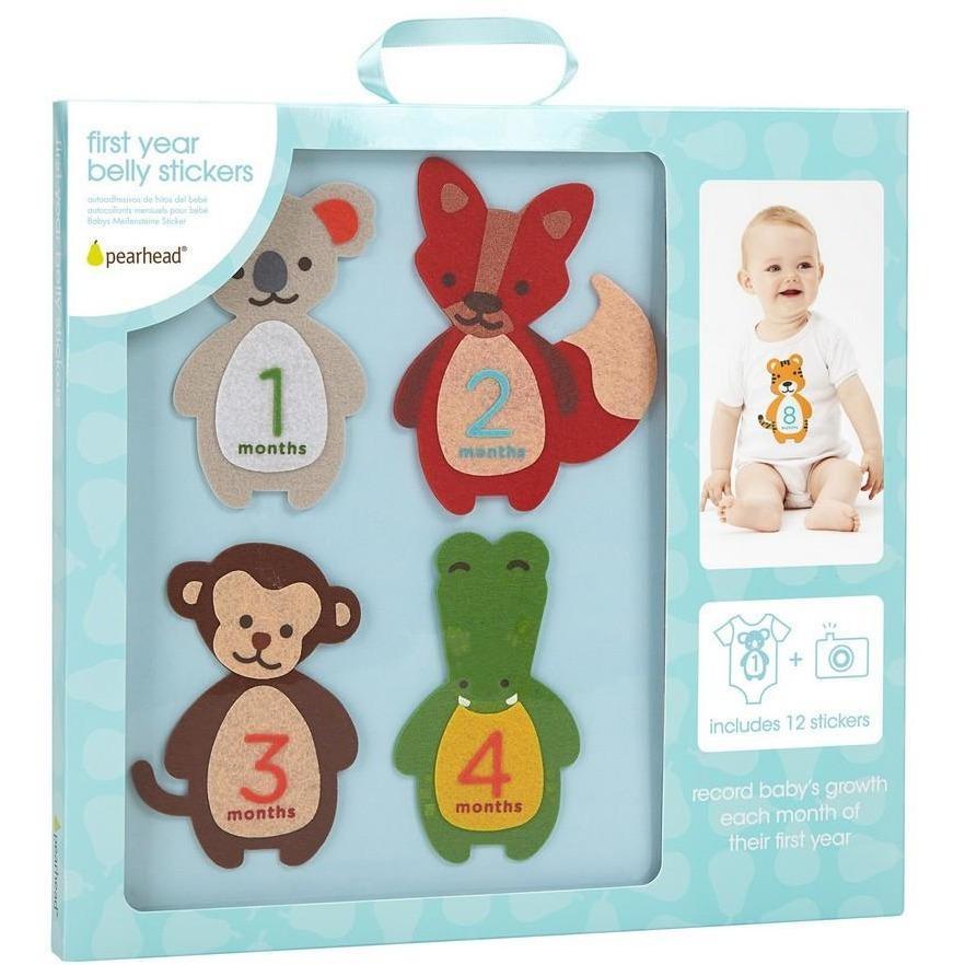 Pearhead First Year Felt Belly Stickers - Molly's Baby Room