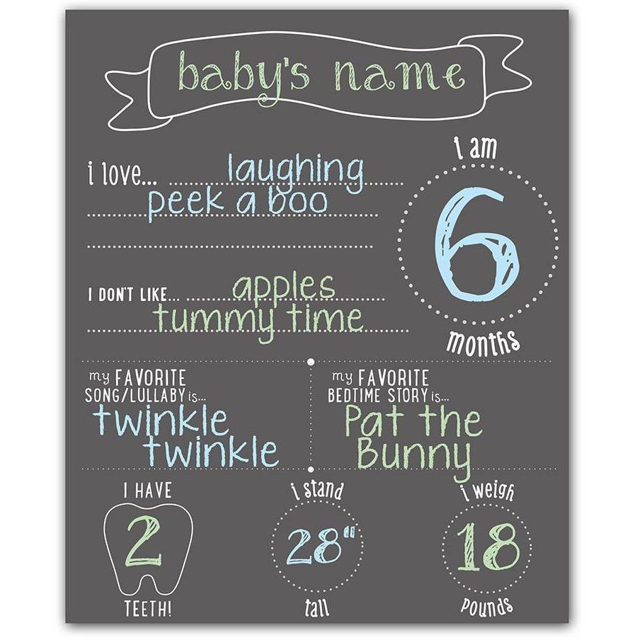 Pearhead All About Baby Chalkboard - Molly's Baby Room