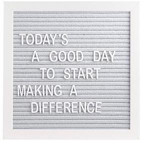 Pearhead–Letter Board, Grey - Molly's Baby Room