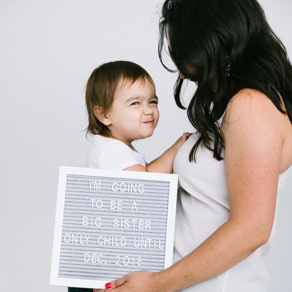 Pearhead–Letter Board, Grey - Molly's Baby Room
