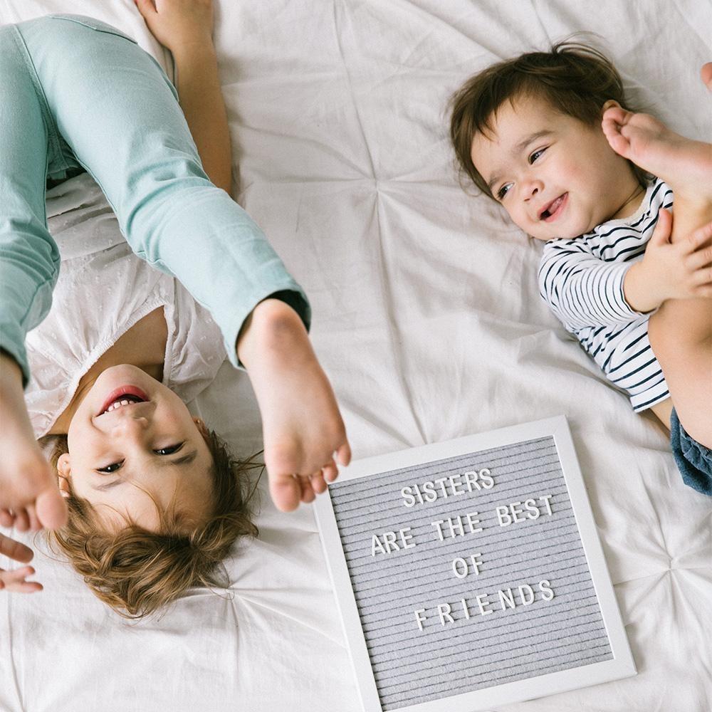 Pearhead–Letter Board, Grey - Molly's Baby Room