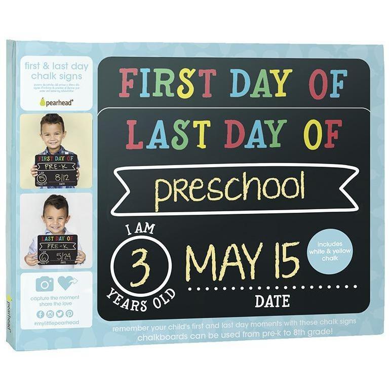 Pearhead–First and Last Day Chalk Signs - Molly's Baby Room
