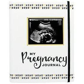 Pearhead Pregnancy journal Black, White & Gold - Molly's Baby Room