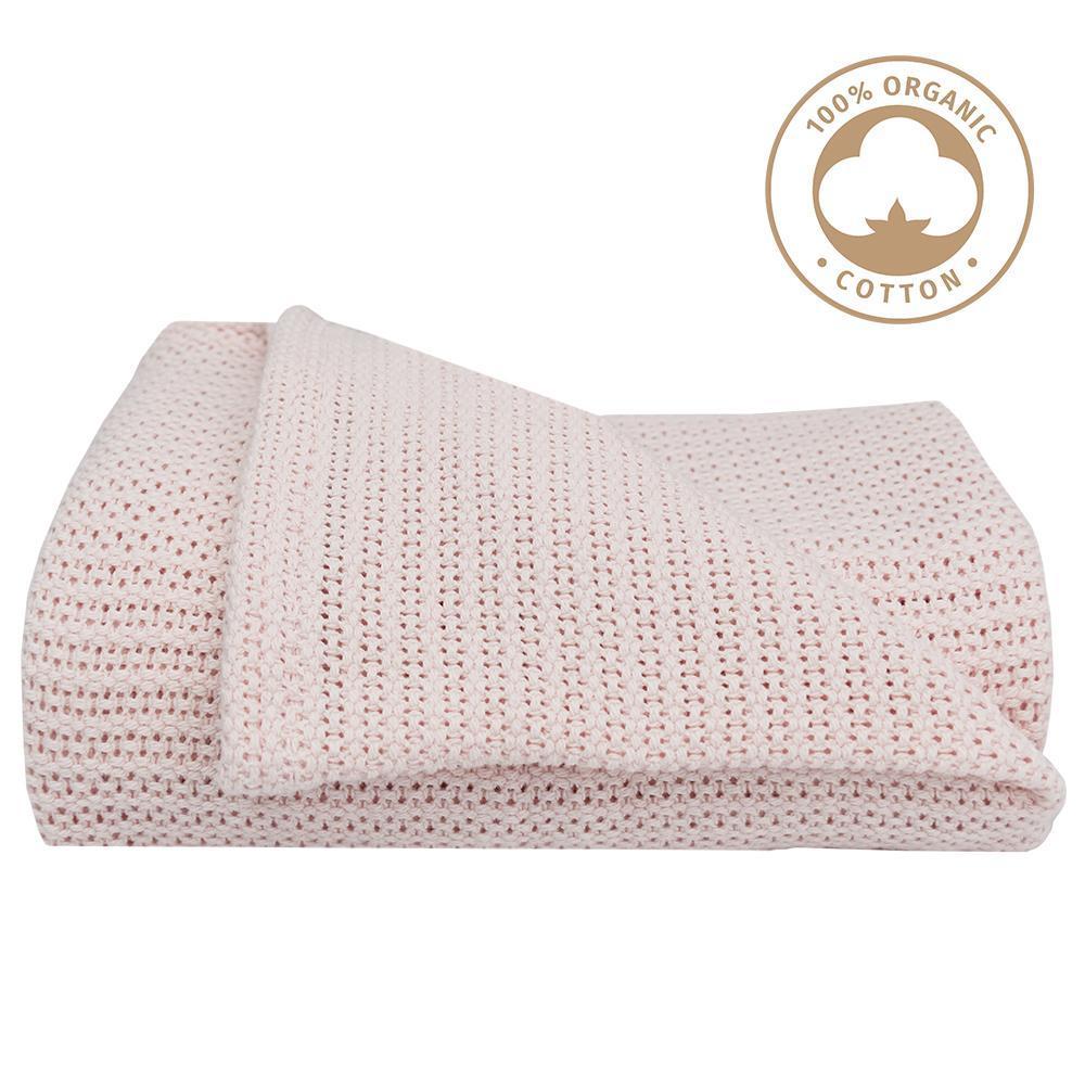 Living Textiles Organic Bassinet/Cradle Cellular Blanket - Molly's Baby Room