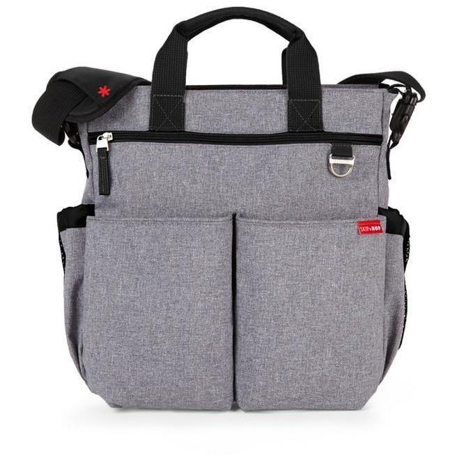 Skip Hop Duo Signature Diaper Bag - Heather Grey - Molly's Baby Room