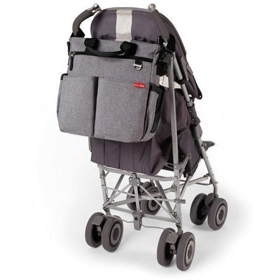 Skip Hop Duo Signature Diaper Bag - Heather Grey - Molly's Baby Room