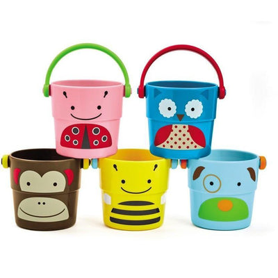 Skip Hop Explore & More Zoo Stack & Pour Buckets - Molly's Baby Room