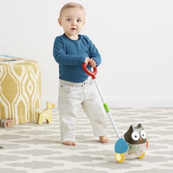 Skip Hop Explore & More Rolling Owl Push Toy - Molly's Baby Room