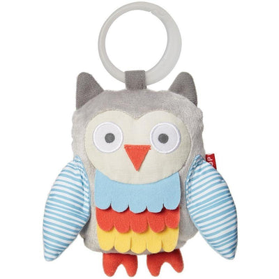 Skip Hop Treetop Friends Wise Owl Stroller Toy - Grey / Pastel - Molly's Baby Room