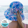 Bedhead Girls UPF50+ Ponytail Bucket Swim Hat 'Mahalo' Print - Molly's Baby Room