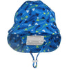 Bedhead Boys Legionnaire UPF50+ Swim Hat 'Fish Bones' Print - Molly's Baby Room