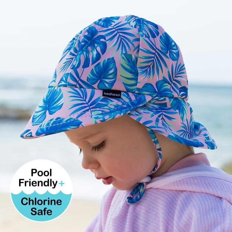 Bedhead Girls Legionnaire UPF50+ Swim Hat 'Mahalo' Print - Molly's Baby Room