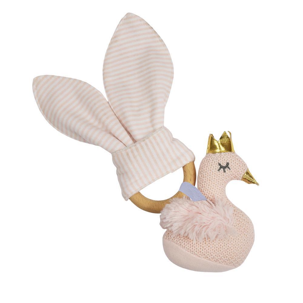 Living Textiles Wooden Teether Rattle - Molly's Baby Room