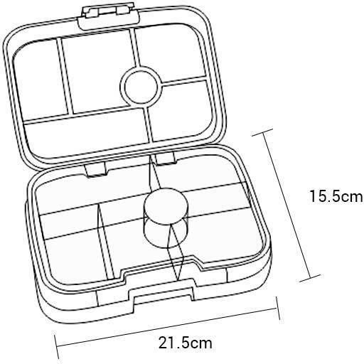 Dimensions Yumbox , Size Bento Box , Leakproof Lunch Box