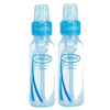 Dr Browns 250ml Narrow Neck Baby Bottles Blue 2Pk - Molly's Baby Room