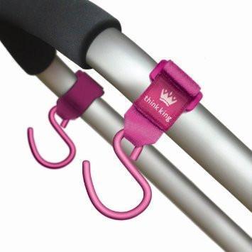Think King Mighty Buggy Hook- Pink (set of 2) - Molly's Baby Room