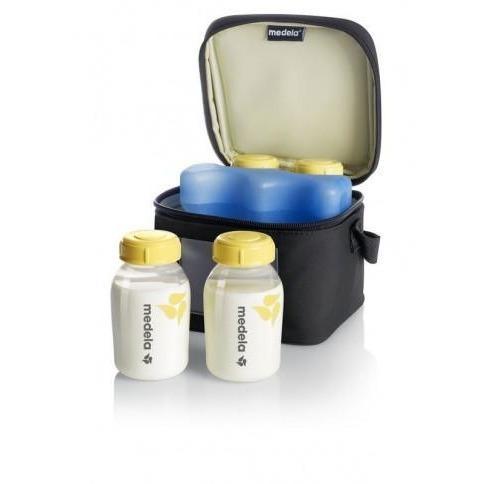 Medela Cooler Bag with cooler element 4 breastmilk bottles 150ml - Molly's Baby Room