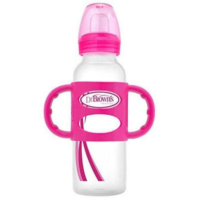 Dr Brown's Narrow Neck Options Compatible Sippy Spout Bottle with Silicone Handles 250ml - Molly's Baby Room
