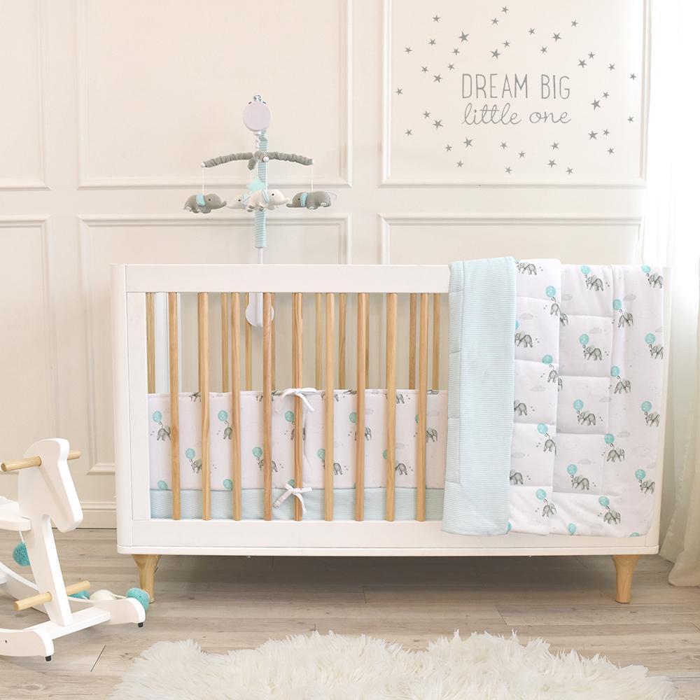 Living Textiles Reversible Jersey Cot Comforter - Molly's Baby Room