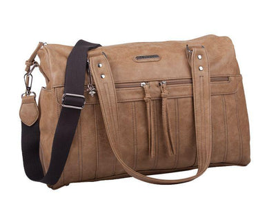 Vanchi Indie Holdall-Caramel - Molly's Baby Room