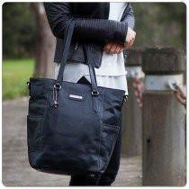 Vanchi Lucca Mini Tote in Black - Molly's Baby Room