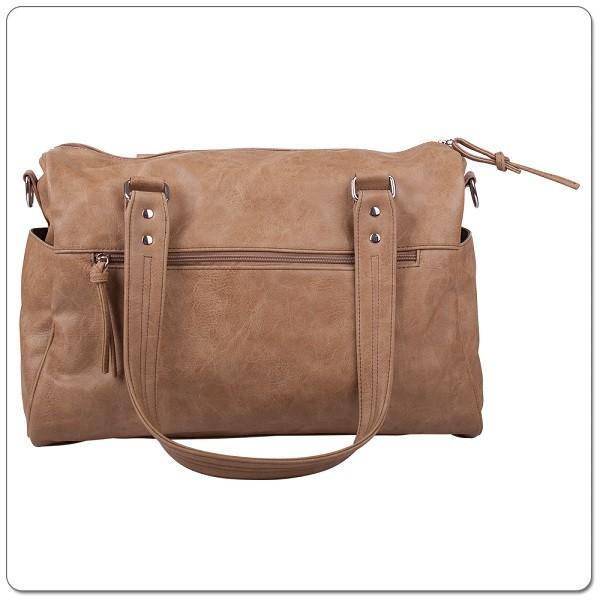 Vanchi Indie Holdall-Caramel - Molly's Baby Room