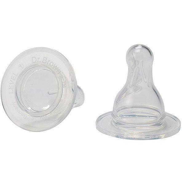 Dr Browns Narrow Neck Bottle Level 1 Teats 2pk - Molly's Baby Room