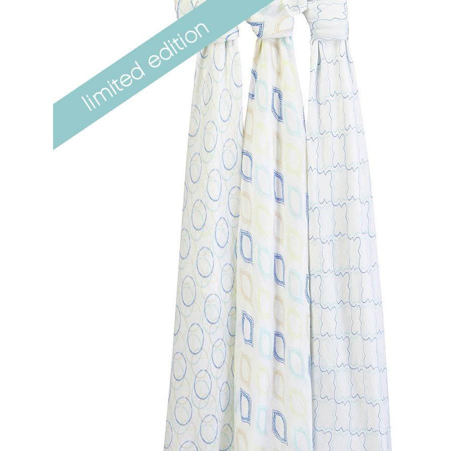 Aden & Anais Bamboo Swaddles - 3 pack - Molly's Baby Room