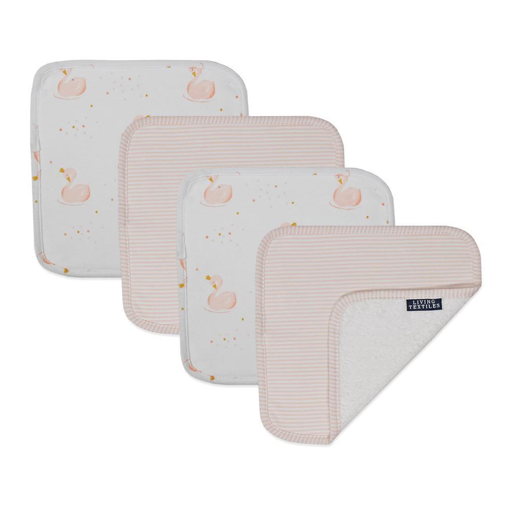 Living Textiles 4-Pack Face Washers - Molly's Baby Room