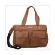 Vanchi Sydney Satchel-Tan - Molly's Baby Room