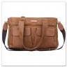 Vanchi Sydney Satchel-Tan - Molly's Baby Room