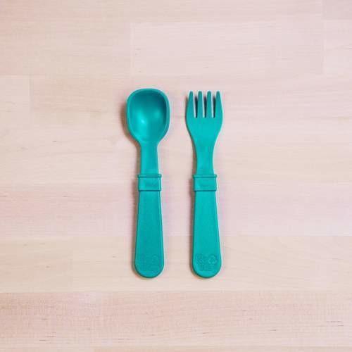 Re-Play Fork and Spoon Set - Molly's Baby Room