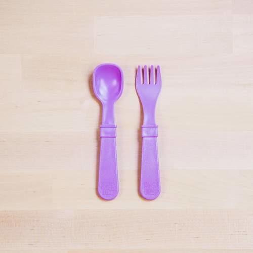 Re-Play Fork and Spoon Set - Molly's Baby Room