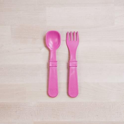 Re-Play Fork and Spoon Set - Molly's Baby Room