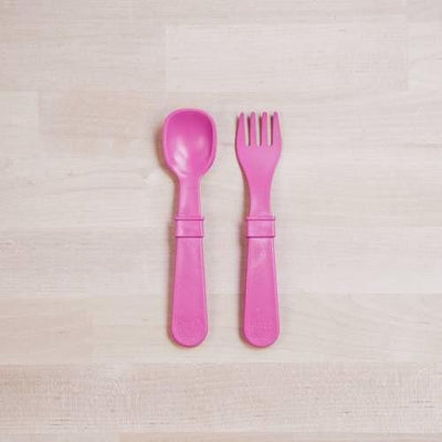 Re-Play Fork and Spoon Set - Molly's Baby Room