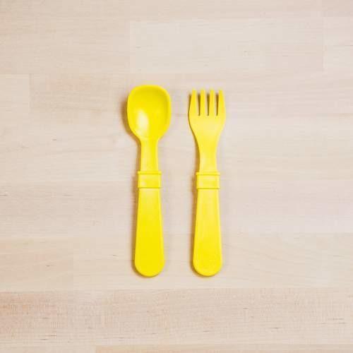 Re-Play Fork and Spoon Set - Molly's Baby Room