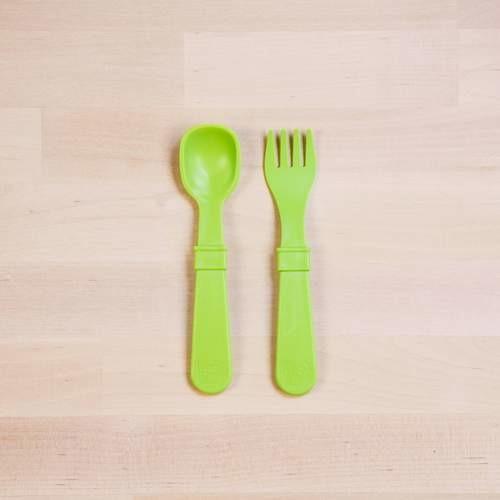 Re-Play Fork and Spoon Set - Molly's Baby Room