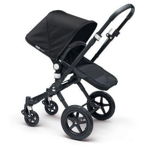 Bugaboo Cameleon3 Black Frame Stroller with Leather Look Handle - Molly's Baby Room